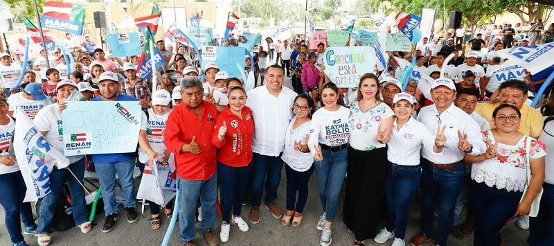Siempre unidos para defender todo lo bueno de Yucatán: Renán Barrera