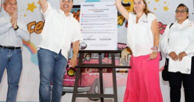 Firma Renán Barrera compromiso de prevención de violencia y explotación infantil y juvenil