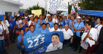 Edwin Bojórquez inicia sus cierres de campaña en Kanasín