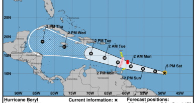 La tormenta tropical Beryl se convierte en huracán: pronostican que será un ciclón mayor