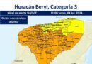 Yucatán en alerta naranja por la aproximación del huracán Beryl