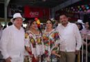 Homero Novelo, alcalde de Valladolid, participa en la inauguración de la Feria de Xmatkuil