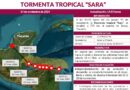 Tormenta tropical Sara: Llama Procivy a mantenerse informados