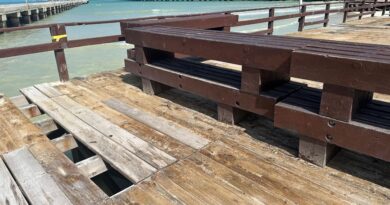 Reconstruyen el muelle de madera «El Deck» en Progreso