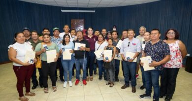 Kenia Walldina refuerza su compromiso con las comisarías y delegaciones de Umán