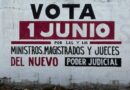 Morena tapiza 11 estados incluyendo Yucatán con propaganda guinda de candidatos al Poder Judicial