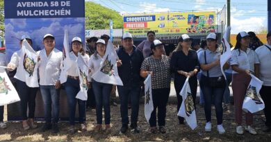 Edwin Bojórquez abandera trabajos de mejoramiento de la Avenida 58 en Mulchechén