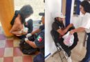 Paramédicos atienden a vecino de Kanasín en bajos del Palacio Municipal