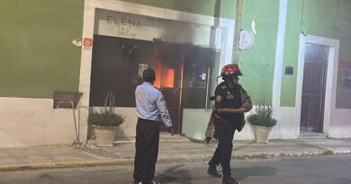 Se quema una panadería en el centro de Mérida