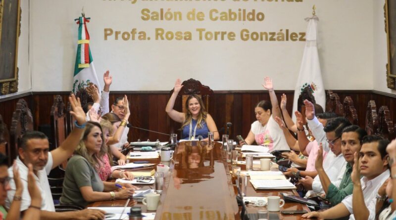 Mérida fortalece educación, deporte y orden social con acuerdos clave de Cabildo