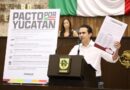 Álvaro Cetina cuestiona respaldo de Huacho a Rocha Moya y presenta el “Pacto por Yucatán”; Morena no lo firma