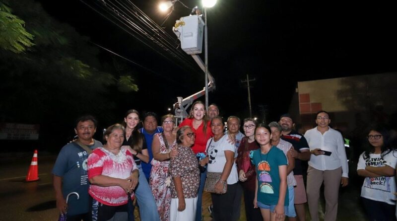 Mérida llegará a 80 mil nuevas lámparas LED durante este año: Cecilia Patrón