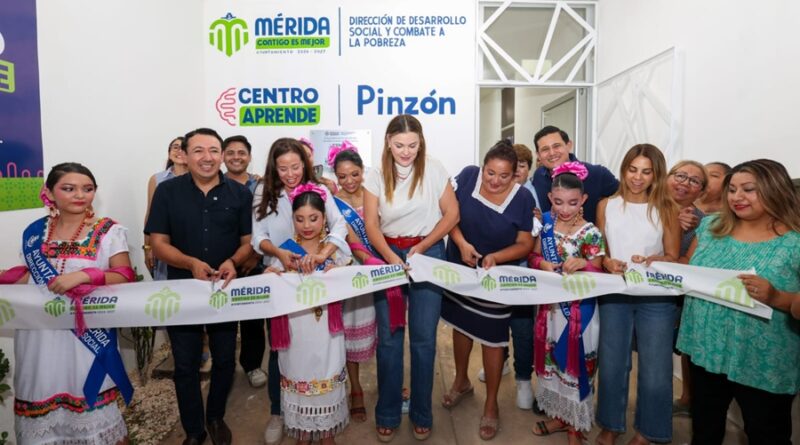 Inaugura Cecilia Patrón Centro Aprende en Pinzón II