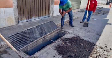 Intensifica el Ayuntamiento de Kanasín la limpieza de pozos y rejillas pluviales ante la temporada de lluvias