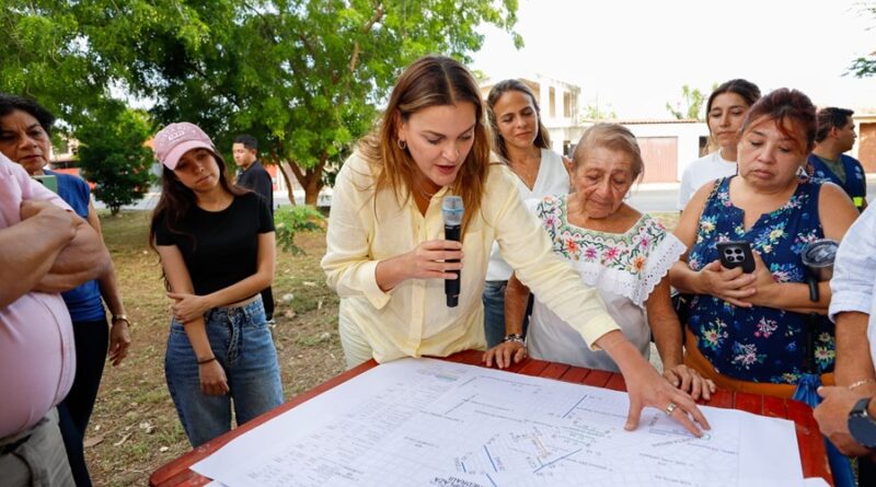 Repavimenta Cecilia Patrón calles que elevan la calidad de vida de las familias en Mérida