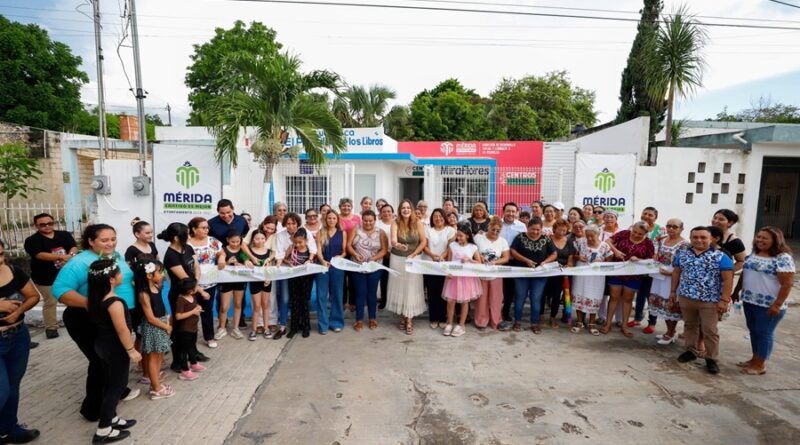 Cecilia Patrón inaugura el renovado Centro Aprende y Ludoteca de la colonia Miraflores