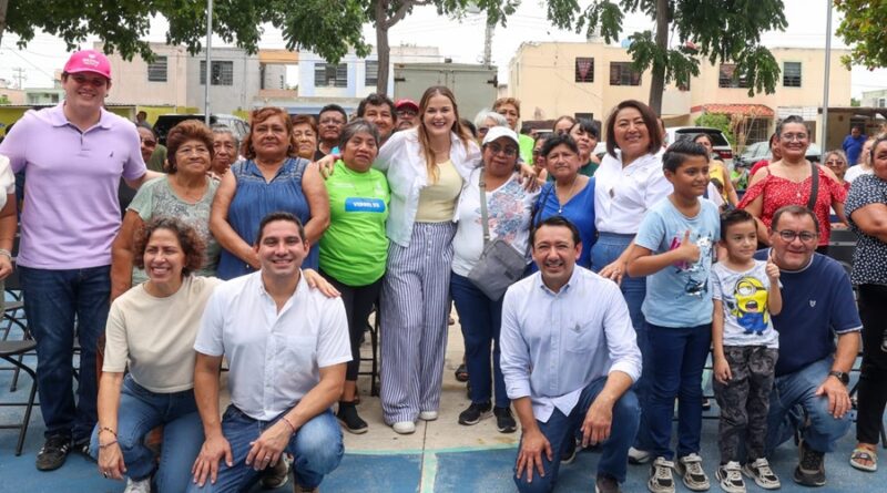 Las decisiones en Mérida para mejorar los espacios públicos las tomamos en conjunto con la gente: Cecilia Patrón