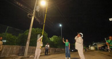 Ilumina Cecilia Patrón más y mejor el poniente de Mérida con luminarias LED