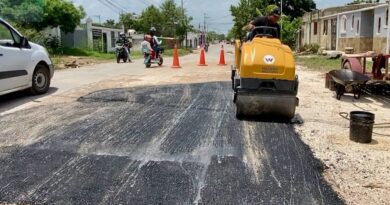 Abren a la circulación la calle de Cerritos Mulchechén donde se abrió un socavón