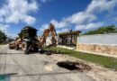 El Ayuntamiento de Kanasín cubre una cueva a un costado de una calle en Cerritos Mulchechén