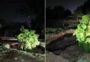 Se abre la tierra en un camellón de La Inalámbrica
