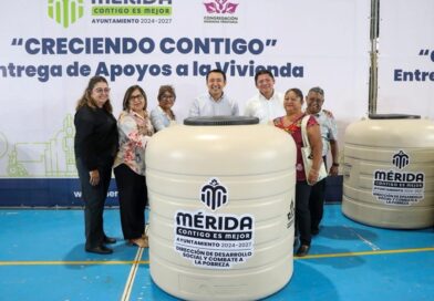 El Ayuntamiento abre nueva convocatoria de subsidios en tinacos para apoyar la economía de las familias meridanas