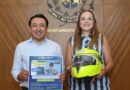 Cecilia Patrón apoya la economía de quienes utilizan la moto como herramienta de trabajo 