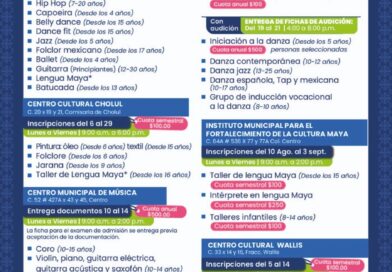 Los centros culturales del Ayuntamiento abren inscripciones para el nuevo ciclo escolar