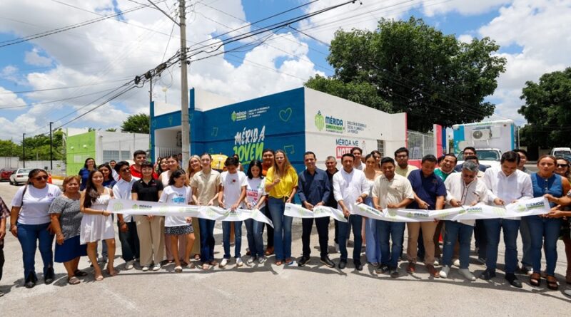 Inaugura Cecilia Patrón el primer centro municipal de la juventud en la historia de Mérida