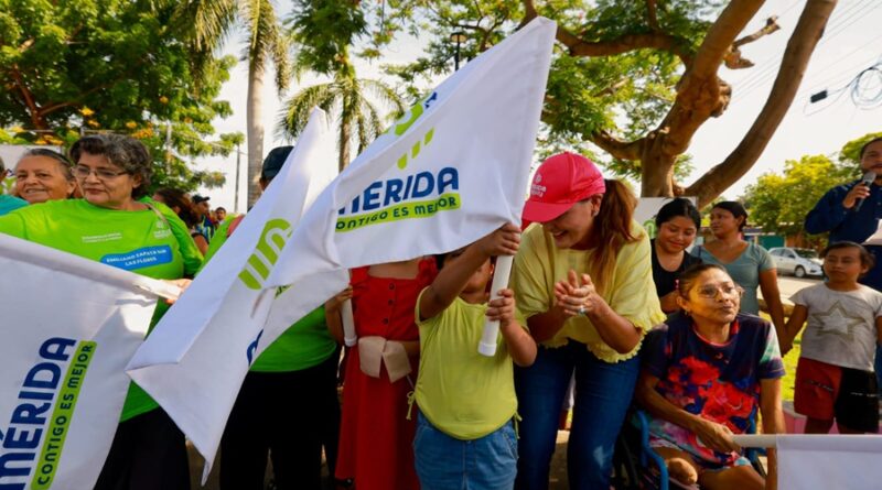 Cecilia Patrón lleva Mega Operativo al sur de la ciudad: trabajamos 24/7 para una Mérida más chula