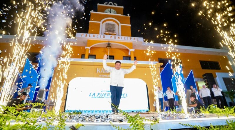 Hoy Kanasín tiene rumbo, dignidad y futuro, señaló Edwin Bojórquez en su 2º Informe de Gobierno
