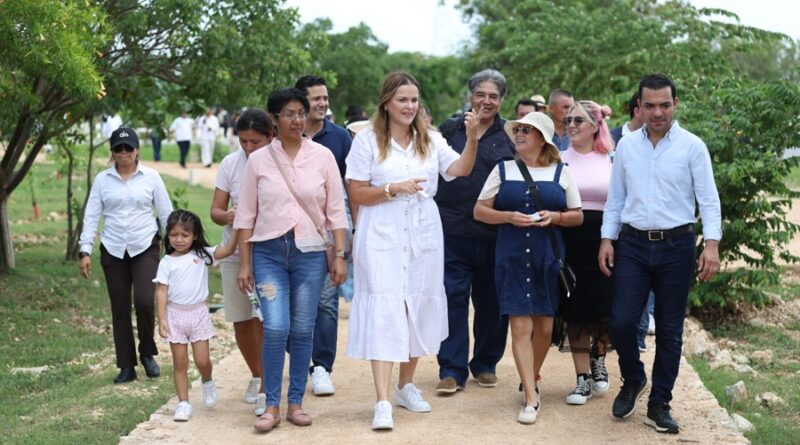 Inaugura Cecilia Patrón el primer corredor verde en su tipo en la historia de Mérida