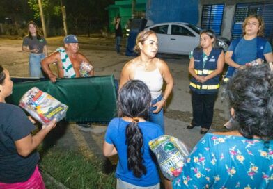 Ayuntamiento de Mérida atiende a familias afectadas por incendio en asentamiento del sur de la ciudad
