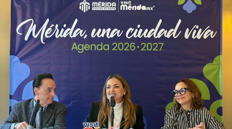Cecilia Patrón presenta la agenda cultural de Mérida para el cierre de 2026 