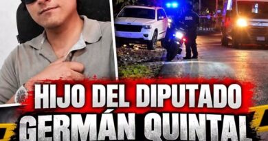 Hijo del diputado Germán Quintal se enfiestó y murió uno de sus acompañantes en una camioneta