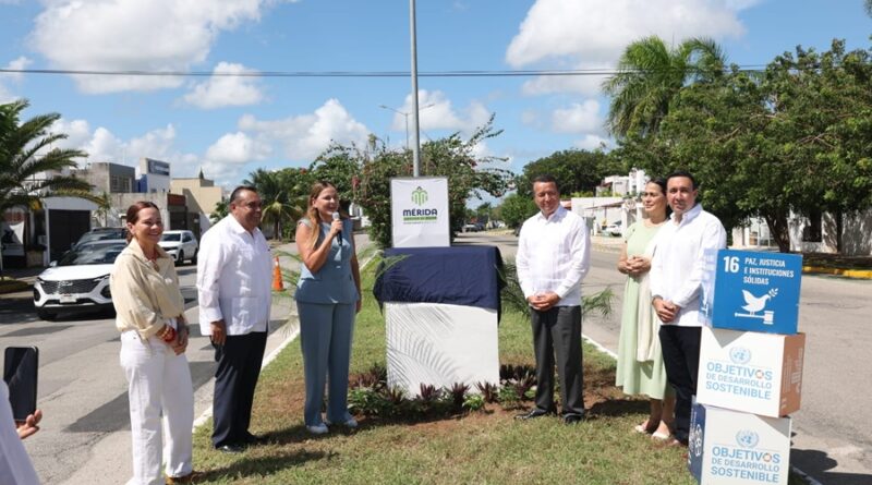 Mérida nombra una de sus avenidas en honor de la Organización de las Naciones Unidas (ONU)