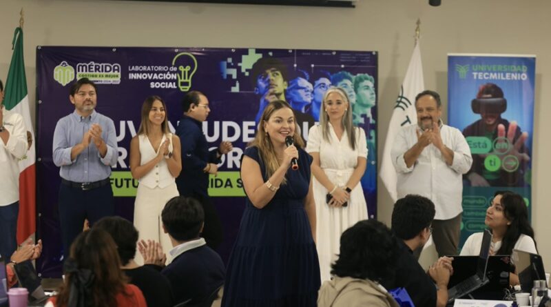 Mérida, primer ayuntamiento donde las juventudes construyen soluciones usando IA: Cecilia Patrón